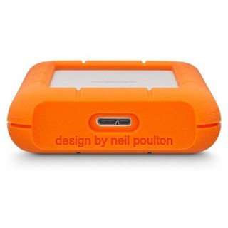 LaCie Rugged Mini zewnętrzny dysk twarde 1 TB 5400 RPM 2.5" Micro-USB B 3.2 Gen 1 (3.1 Gen 1) Pomarańczowy, Srebrny