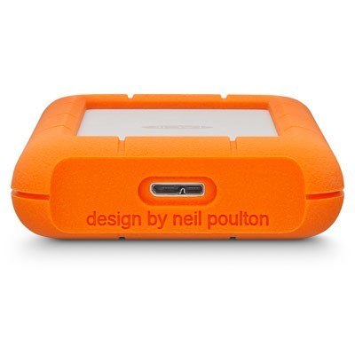 LaCie Rugged Mini zewnętrzny dysk twarde 2 TB 5400 RPM Micro-USB B 3.2 Gen 1 (3.1 Gen 1) Pomarańczowy, Srebrny