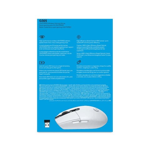 MYSZ GAMINGOWA G305 Wireless White