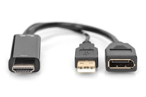 Digitus Adapter HDMI 4K - HDMI na DisplayPort