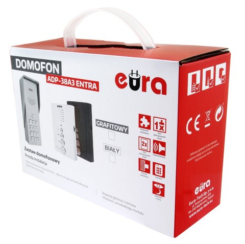 Domofon EURA ADP-38A3 ENTRA grafit