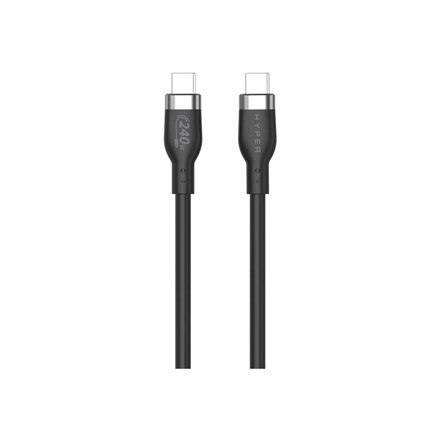 HYPER HJ4002BKGL kabel USB USB 2.0 2 m USB C Czarny