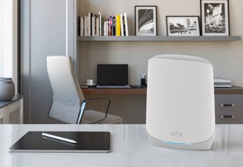 NETGEAR Orbi RBK763S Tri-band (2.4 GHz/5 GHz/5 GHz) Wi-Fi 6 (802.11ax) Biały 7 Wewnętrzne