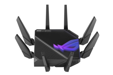 ASUS ROG Rapture GT-AXE16000 router bezprzewodowy 10 Gigabit Ethernet Trójpasmowy (2,4 GHz / 5 GHz / 6 GHz) Czarny