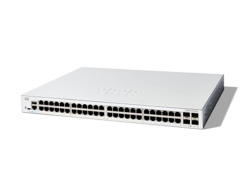 Cisco C1200-48T-4G łącza sieciowe Zarządzany L2/L3 Gigabit Ethernet (10/100/1000) Biały