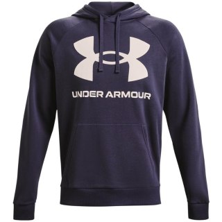 Bluza męska Under Armour Rival Fleece Big Logo HD fioletowa 1357093 558