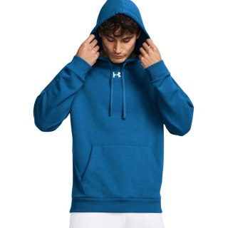 Bluza męska Under Armour Rival Fleece Hoodie niebieska 1379757 406 M