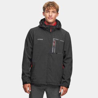 Kurtka męska Softshell Alpinus Stenshuvud czarna BR43371