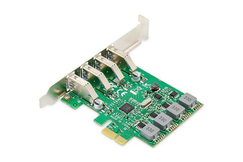 Digitus Karta złącze USB 3.0 PCI Express Add-On, 4 porty