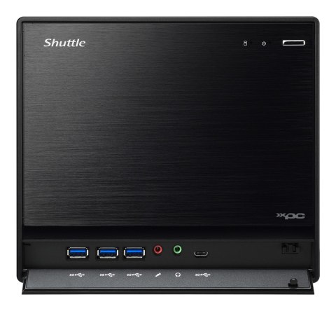 Shuttle SH570R8 komputer typu barebone Wielkość PC 13L Czarny LGA 1200 (Socket H5)