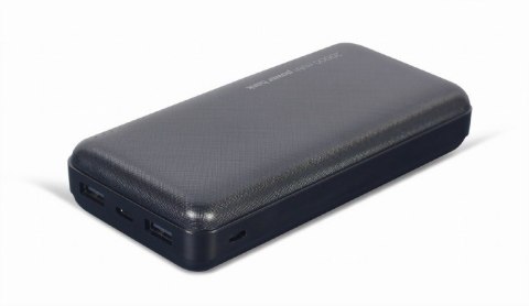 GEMBIRD POWERBANK 20000 MAH 2X USB, CZARNY