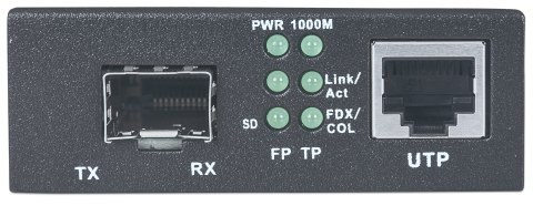 INTELLINET MEDIA KONWERTER GIGABIT ETHERNET NA SLOT SFP 510493