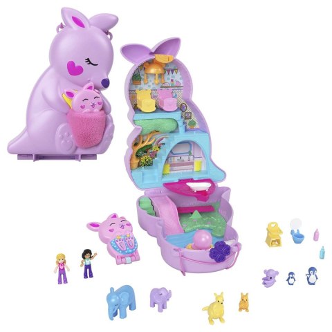 Polly Pocket Kompaktowa torebka Kangurki GKJ63 HKV50 MATTEL