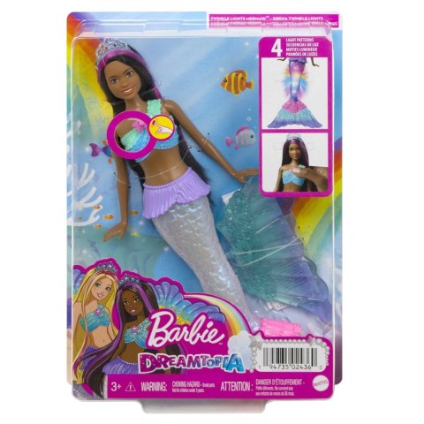 Barbie Brooklyn Syrenka Migoczące światełka Lalka HDJ37