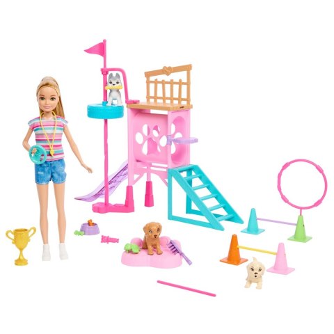 Barbie Plac zabaw piesków + Stacie Zestaw filmowy HRM10 MATTEL