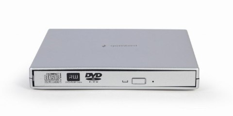 Gembird DVD-USB-02-SV dysk optyczny DVD±RW Srebrny