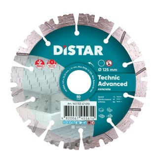 DISTAR TARCZA DIAMENTOWA TECHNIC ADVANCED 125 x 2,2/1,4 x 11 x 22,23