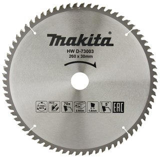 MAKITA PIŁA TARCZOWA 260x30x 70z ECONOM DO ALUMINIUM