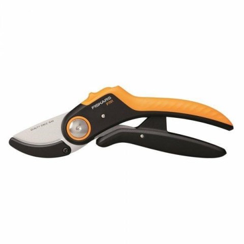 Fiskars Plus PowerLever Nożyce ogrodowe Kowadło Czarny, Pomarańczowy