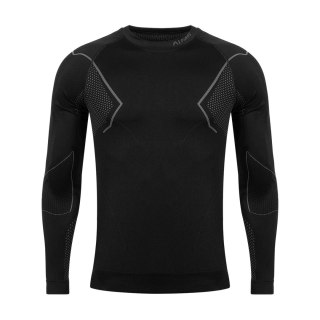 Bluza termoaktywna męska Alpinus Active Base Layer czarno-szara GT43189 M