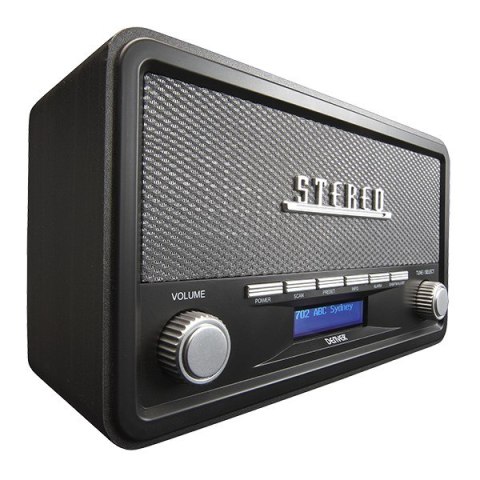 Radio Denver DAB-18 Retro Bluetooth - DAB/DAB+/FM - Stereo - Szare