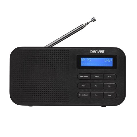 Kompaktowe przenośne radio Denver DAB-42 czarne