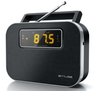 Przenośne Radio Muse M-081R, Czarny