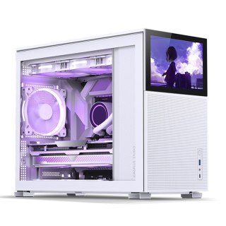 Jonsbo D31 MESH Screen Obudowa Micro-ATX, Szkło Hartowane - biała