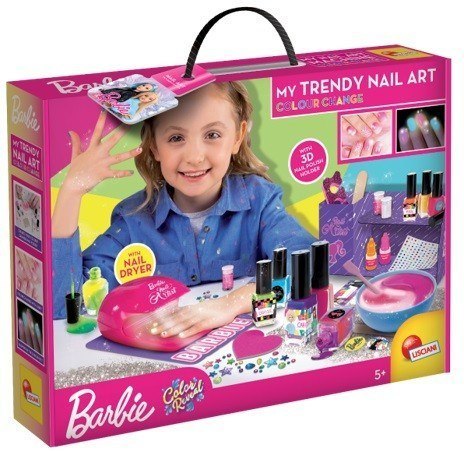 Modna lampka do manicure Barbie 102747 LISCIANI do paznokci