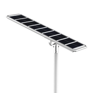 POWERNEED SOLARNA LAMPA ULICZNA ATLAS 8000LM, LED X160, PANEL SOLARNY 86W, CZUJNIK RUCHU I ZMIERZCHOWY, SREBRNA, SSL38