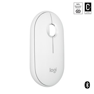 Logitech Pebble 2 M350s myszka Podróżniczy Oburęczny RF Wireless + Bluetooth Optyczny 4000 DPI