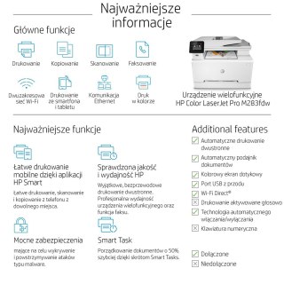 Urządzenie wielofunkcyjne HP Color LaserJet Pro MFP M283fdw