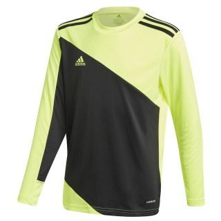 Bluza bramkarska dla dzieci adidas Squadra 21 Goalkeeper Jersey Youth czarno-limonkowa GN5794 116cm