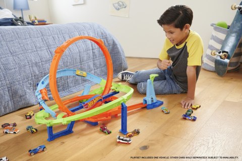 Hot Wheels Action Zestaw Zakręcone tornado Loop Cyclone Challenge HTK16 MATTEL