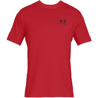 Koszulka męska Under Armour Sportstyle Left Chest SS czerwona 1326799 600 S