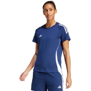 Koszulka damska adidas Tiro 24 Sweat niebiesko-biała IR9354 XL