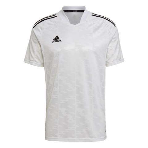 Koszulka męska adidas Condivo 21 Jersey Primeblue biała GJ6791 XL