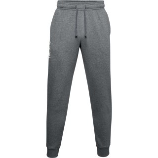 Spodnie męskie Under Armour Rival Fleece 3Logo Jogger ciemnoszare 1357131 012 S