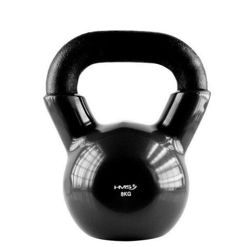 Kettlebell winylowy 8 kg czarny HMS KNV08