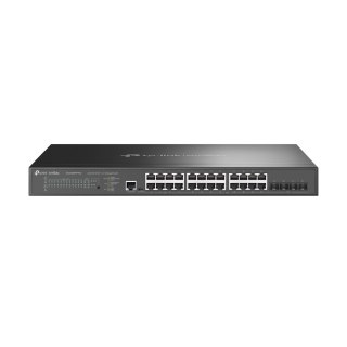 Switch TP-Link Omada SG3428XPP-M2 łącza sieciowe Zarządzany L2+ 2.5G Ethernet (100/1000/2500) Obsługa PoE 1U Czarny