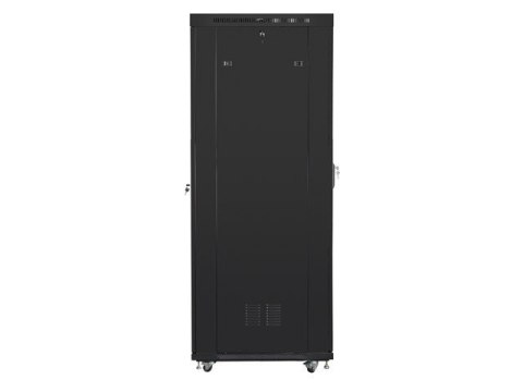 LANBERG SZAFA STOJĄCA RACK 19" 27U 800X1000 DRZWI PERFOROWANE LCD CZARNA FF01-8027-23BL (FLAT PACK)