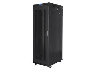 SZAFA INSTALACYJNA RACK STOJĄCA 19" 27U 800X1200 CZARNA DRZWI PERFOROWANE LCD LANBERG (FLAT PACK)