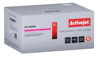 Activejet toner ATL-80MNX (zamiennik do Lexmark 80C2HME, Supreme; 3000 stron; czerwony)