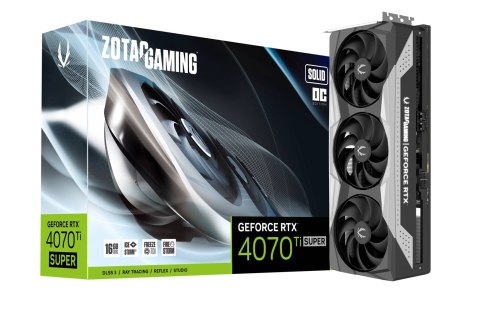 Zotac GAMING GeForce RTX 4070 Ti SUPER SOLID OC NVIDIA 16 GB GDDR6X