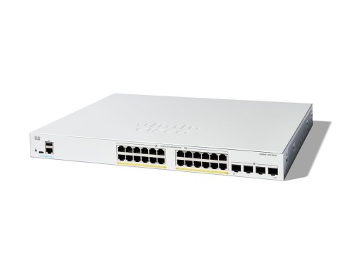 Cisco C1200-24FP-4G łącza sieciowe Zarządzany L2/L3 Gigabit Ethernet (10/100/1000) Biały