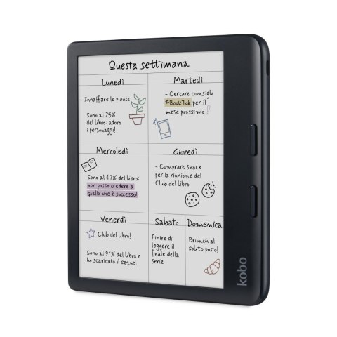 Ebook Kobo Libra Colour 7" E-Ink Kaleido 3 32GB WI-FI Black (WYPRZEDAŻ)