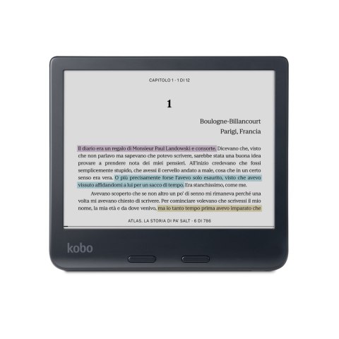 Ebook Kobo Libra Colour 7" E-Ink Kaleido 3 32GB WI-FI Black (WYPRZEDAŻ)