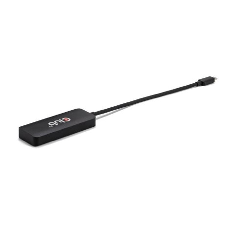 CLUB3D CSV-1553 huby i koncentratory USB Type-C Czarny