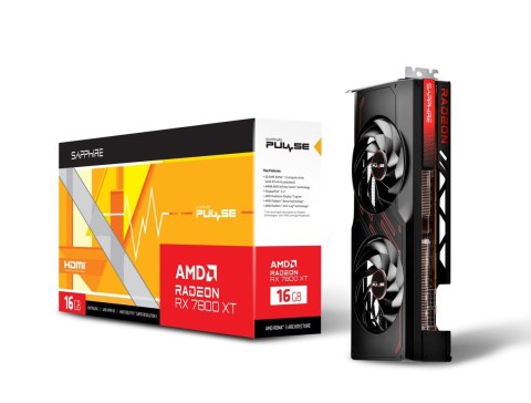 Karta graficzna SAPPHIRE RADEON RX 7800 XT PULSE GAMING 16GB GDDR6 DUAL (WYPRZEDAŻ)