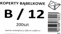 KOPERTY BĄBELKOWE POWIETRZNE B12 120x220 200SZT